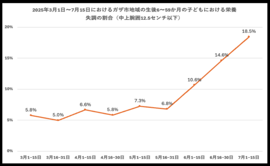 ガザ地区における「飢きん」の発生に関する声明:国際社会がとるべきアクションを 2 cafdfd98ea36c944ec986b7cf8a193ae